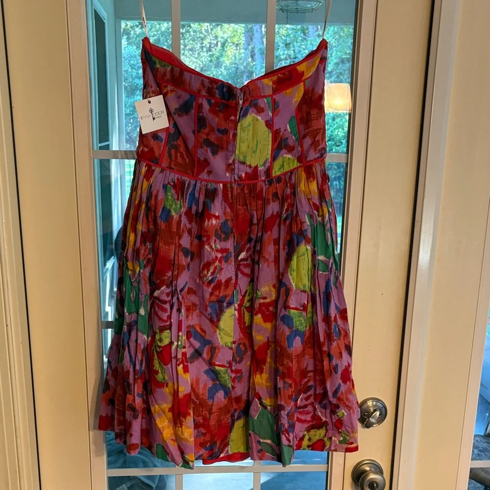 Aryn K Multicolor Strapless Dress - Picture 3 of 8